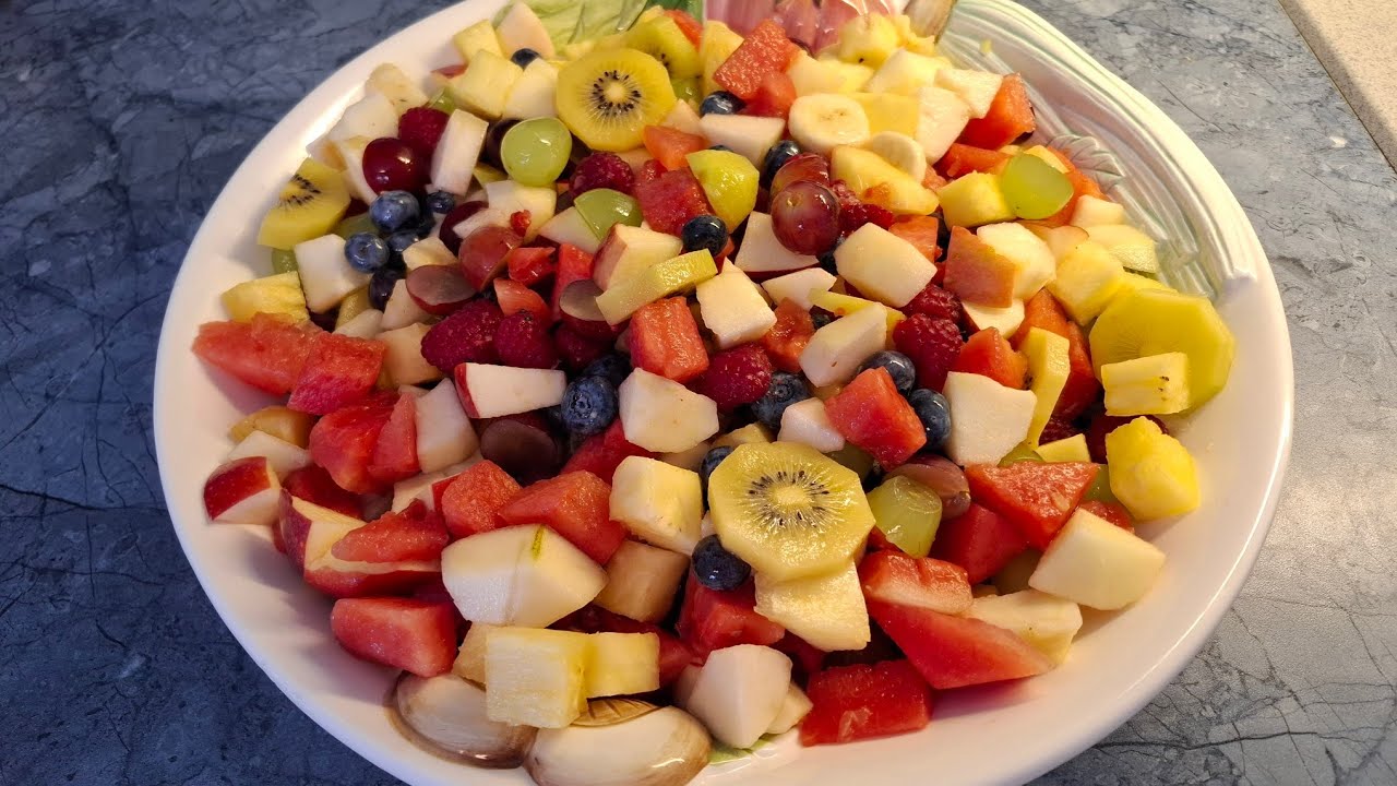 Ensalada de frutas mixtas/ Un día conmigo 😋 