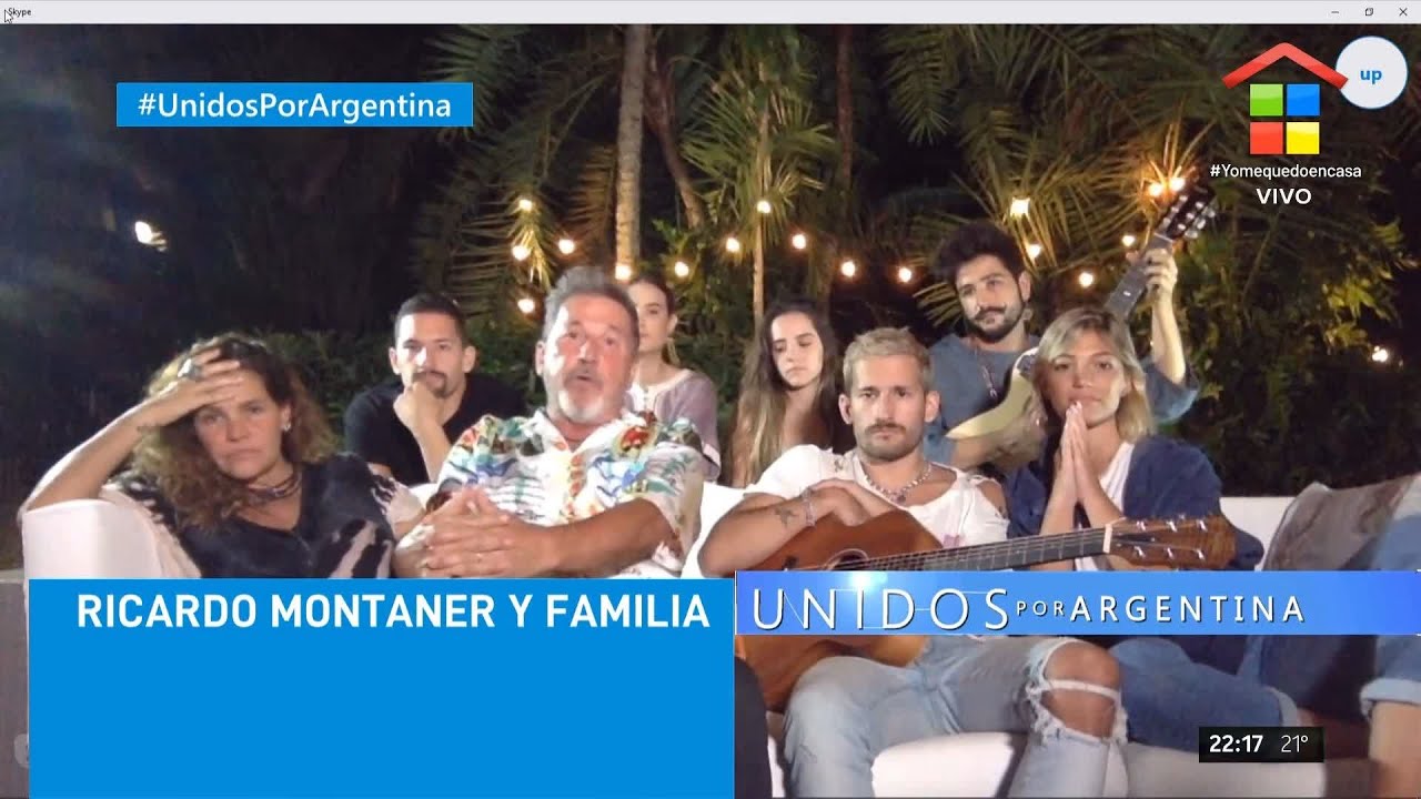 Unidos por Argentina | Ricardo Montaner con Mau y Ricky, Evaluna, Camilo y toda su familia