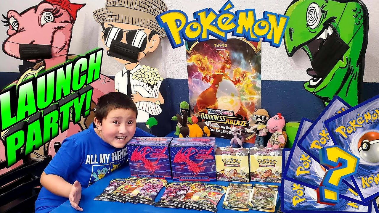 THE SAFEST POKEMON CARDS LAUNCH PARTY! NEW BOOSTER BOX BATTLE! HOW MANY CHARIZARDS CAN WE PULL?!