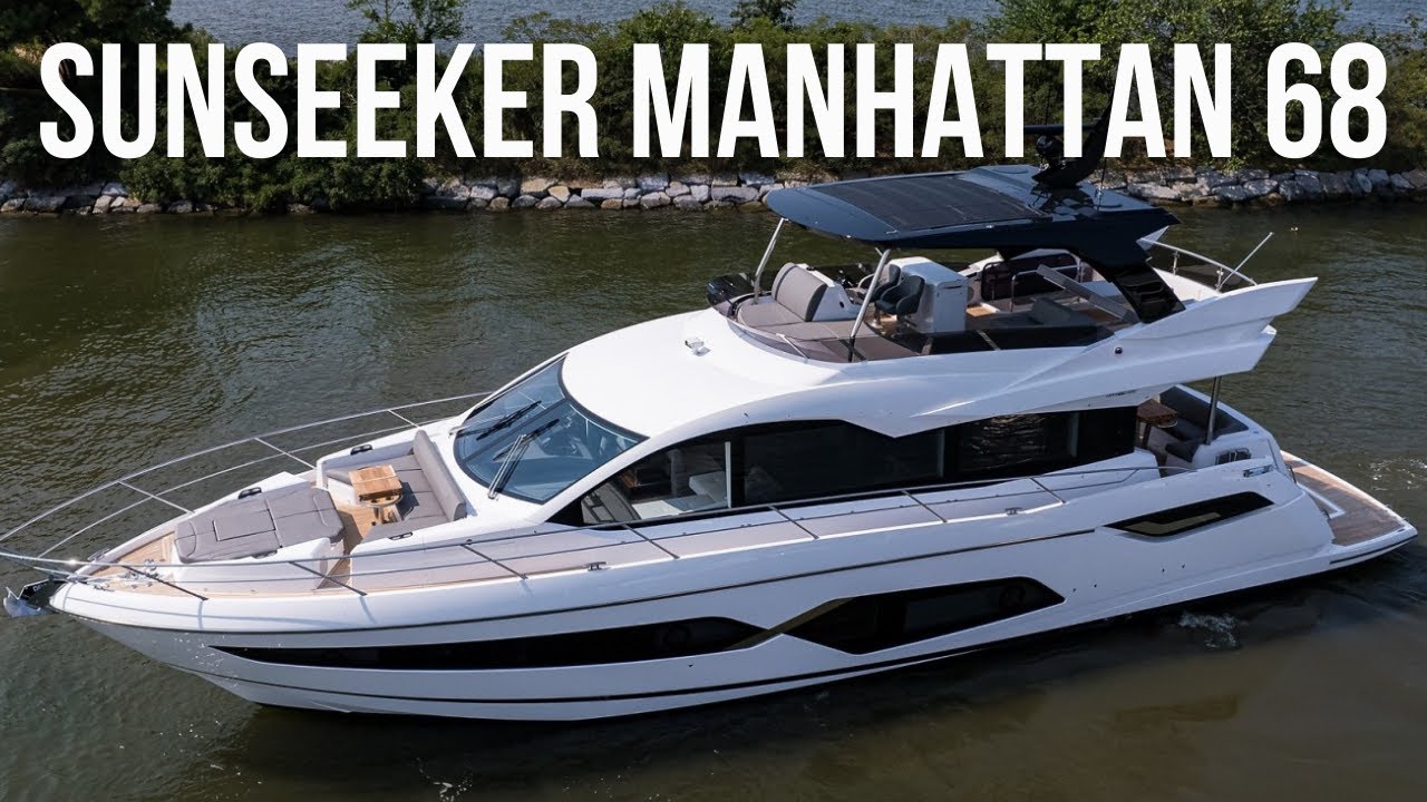 Touring a $4,100,000 Yacht | Sunseeker Manhattan 68 Yacht Tour