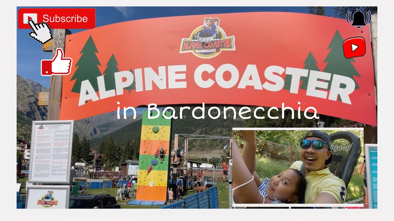 Alpine Coaster in Bardonecchia -Daddy Ike and Yzabella full ride-