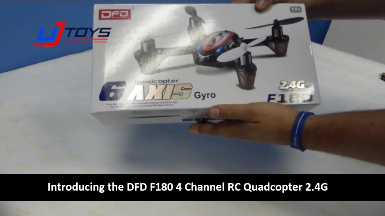 UJToys Introducing the DFD F180 4 Channel RC Quadcopter 2.4G