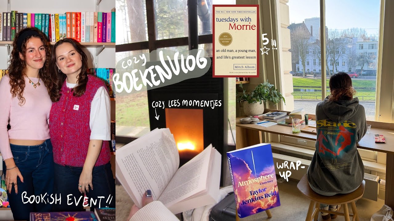 cozy boekenvlog 📖☃️ leesmomentjes romantiseren, maand wrap-up & inspiratie uit boeken