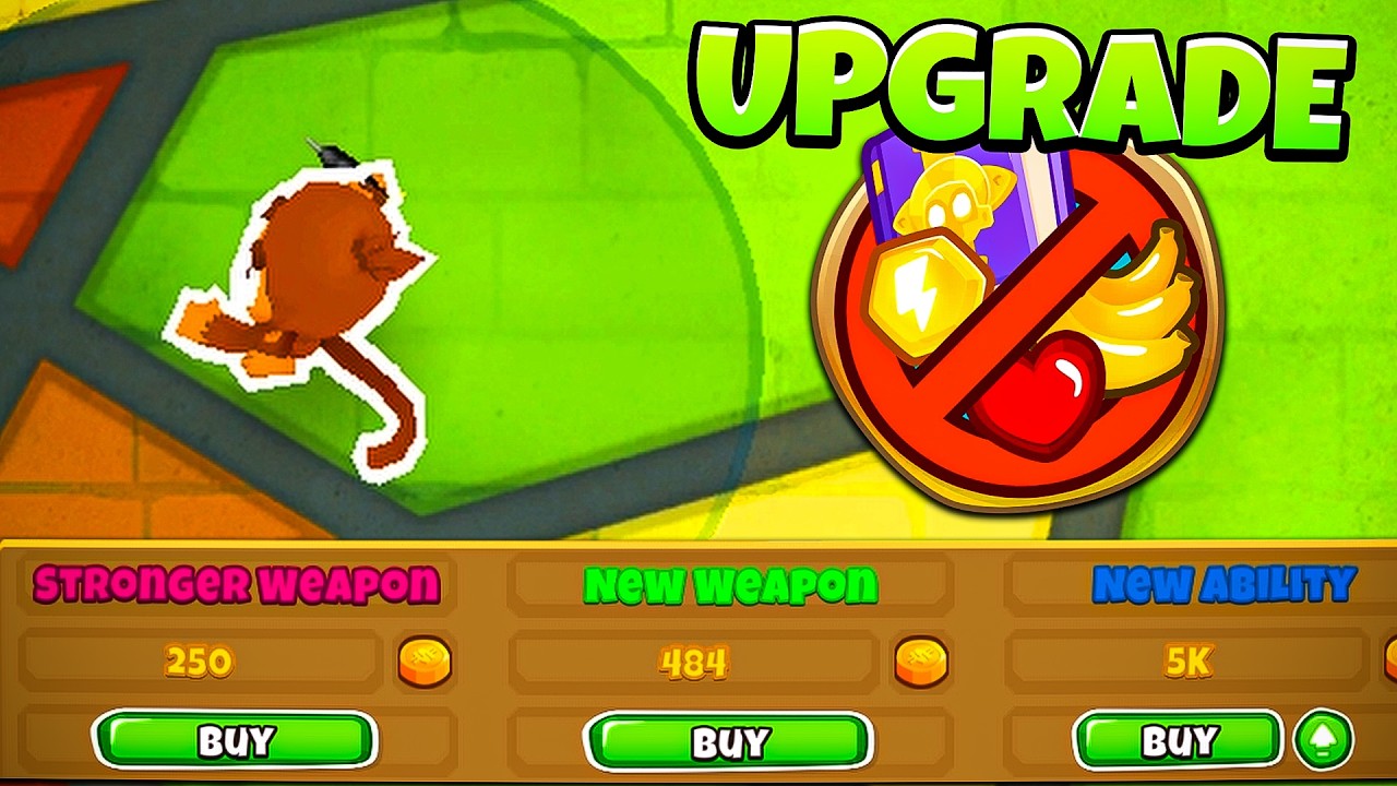 UPGRADE MONKEY против CHIMPS (BTD 6)