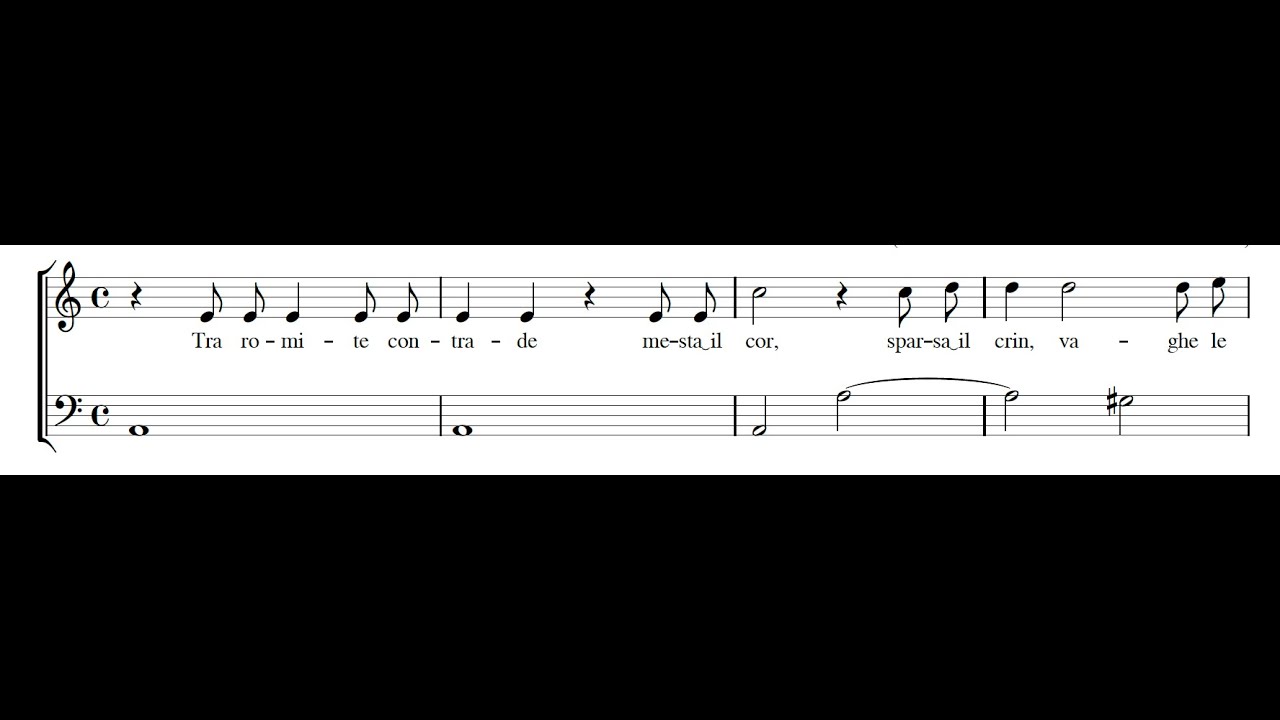 LUIGI ROSSI: Tra romite contrade (Lamento di Olimpia) PDF SCORE