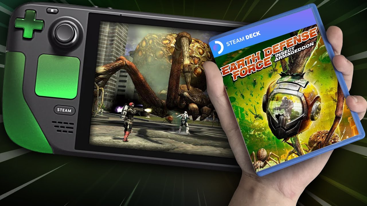 STEAM DECK ft. Earth Defense Force Insect Armageddon