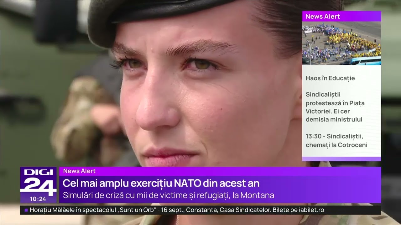 Misiune NATO la granița României. Cel mai mare exercițiu din acest an pentru gestionarea dezastrelor