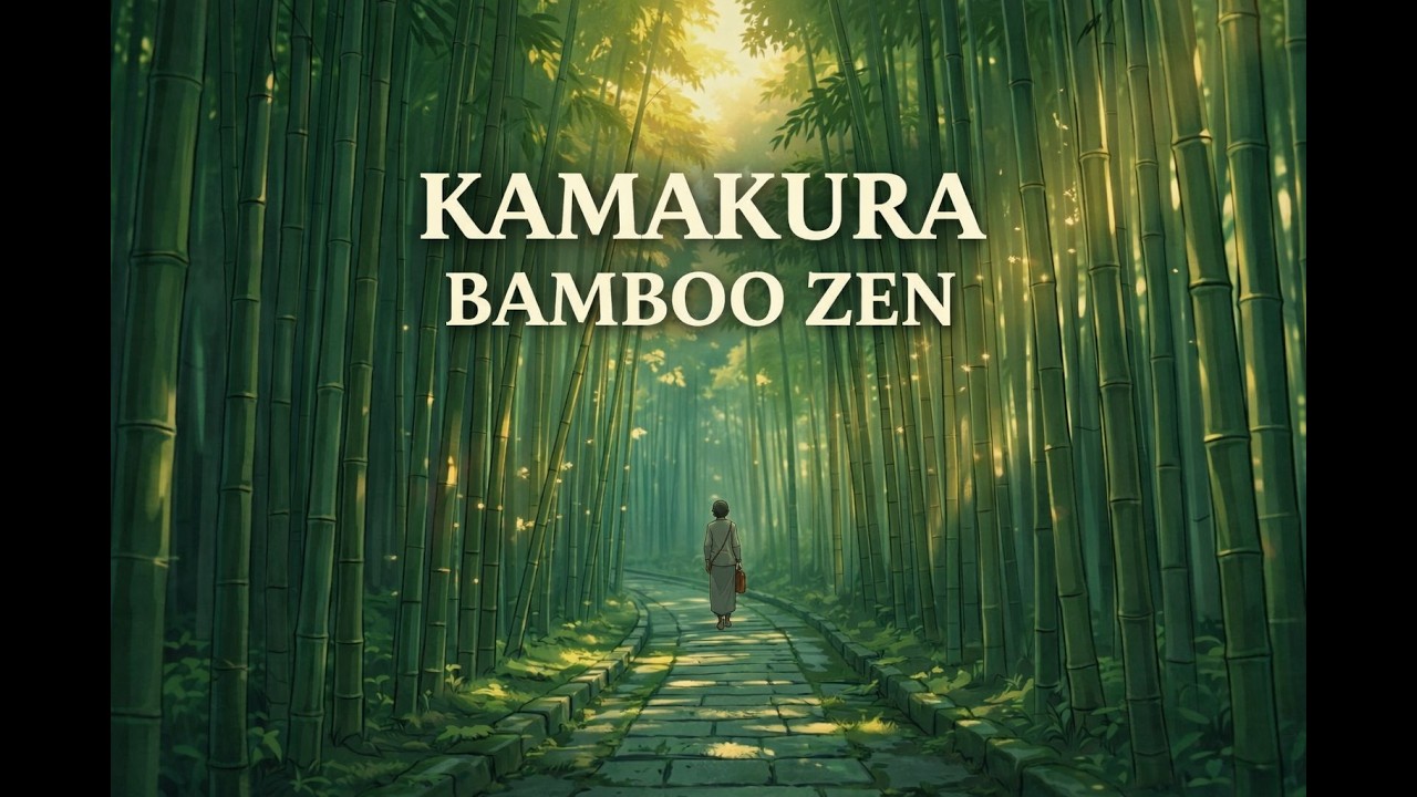 Kamakura Bamboo Grove — Zen Silence & Matcha Light | Quiet Lofi Japan