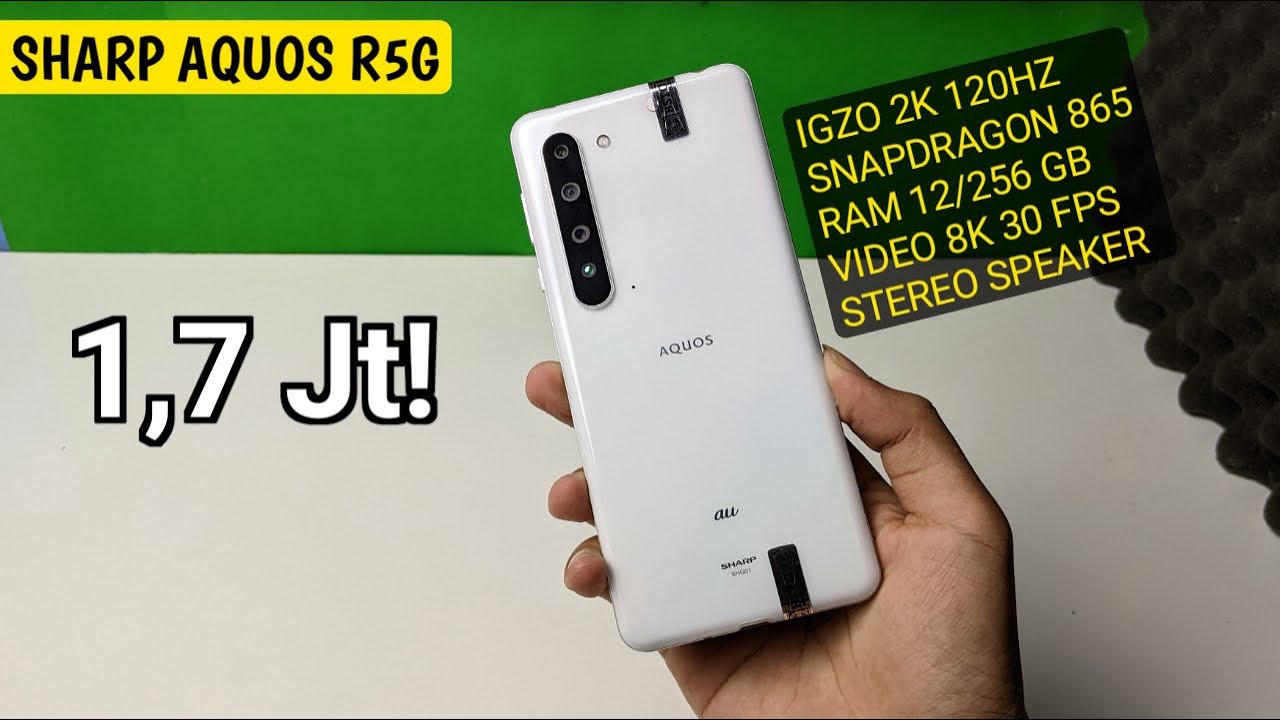 SNAPDRAGON 865 CUMA 1 JUTAAN! Unboxing Sharp Aquos R5G - Spek gaming harga entry level
