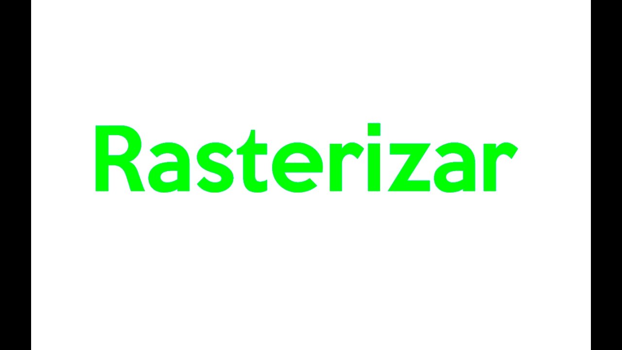 Rasterizar en Illustrator