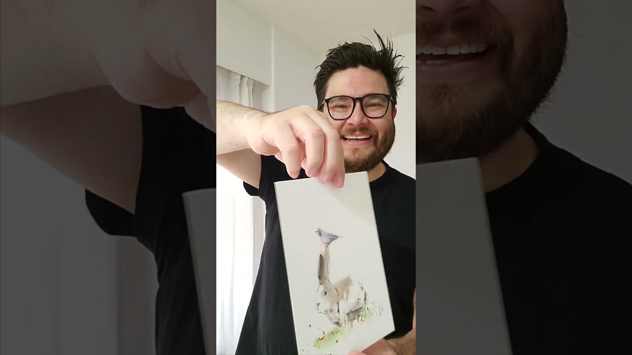 Bunny Watercolor Painting by Artist Jose Trujillo