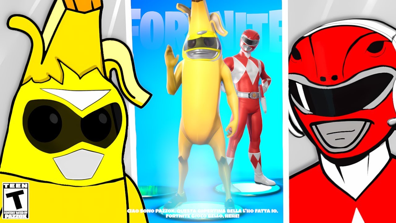 BANANITA SI FINGE UN POWER RANGER SU FORTNITE 🍌 Capitolo 6 Stagione 4