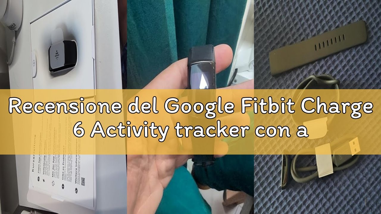 Recensione del Google Fitbit Charge 6 Activity tracker con abbonamento Premium di 6 mesi incluso, 7
