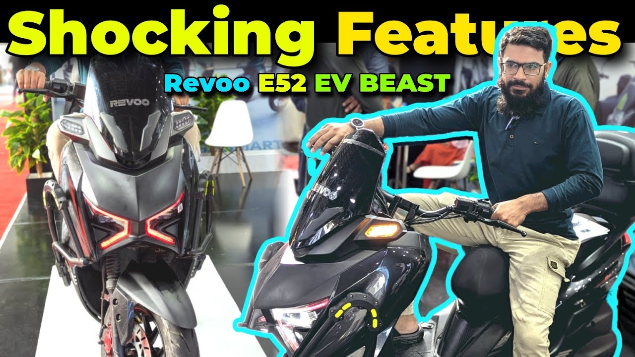 Revoo E52 Full Review 🔋 | Tech Beast EV Scooter in Pakistan!