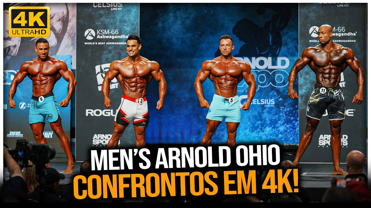 PRÉVIAS MEN'S ARNOLD OHIO 2025!! | *confrontos em 4k*