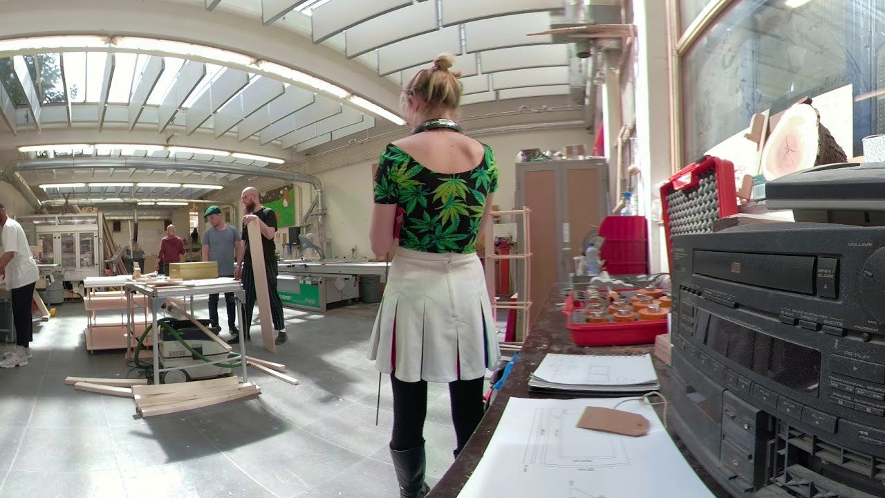 360 video Wood Workshop - Royal Academy of Art, The Hague (KABK)