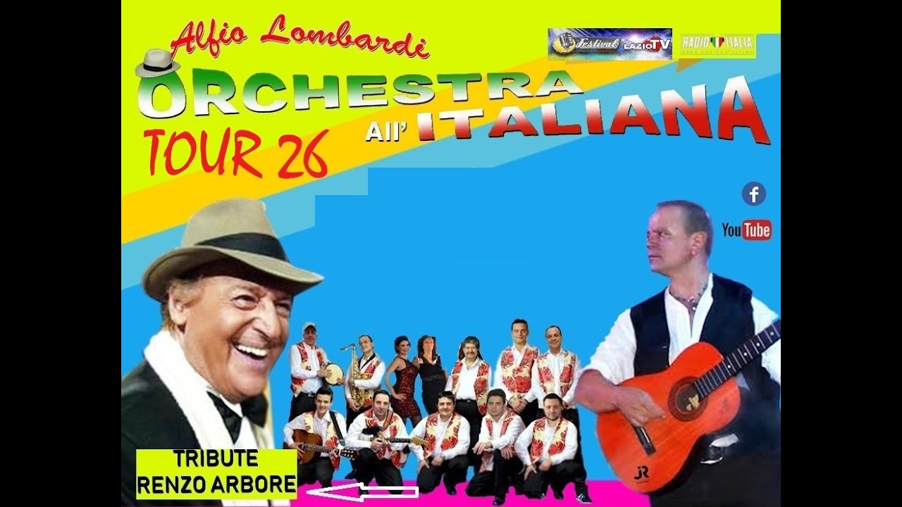 RENZO ARBORE  TRIBUTO  SPECIAL 26  -Alfio Lombardi Orchestra all'ITALIANA