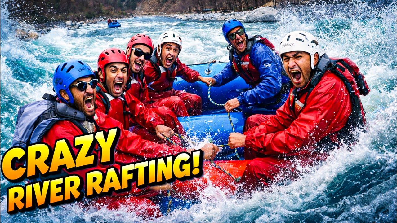 First Time River Rafting In Manali | Manali River Rafting 