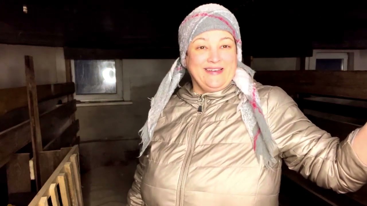 Готовим подстилку для наших козочек. Бактерии в работе😊