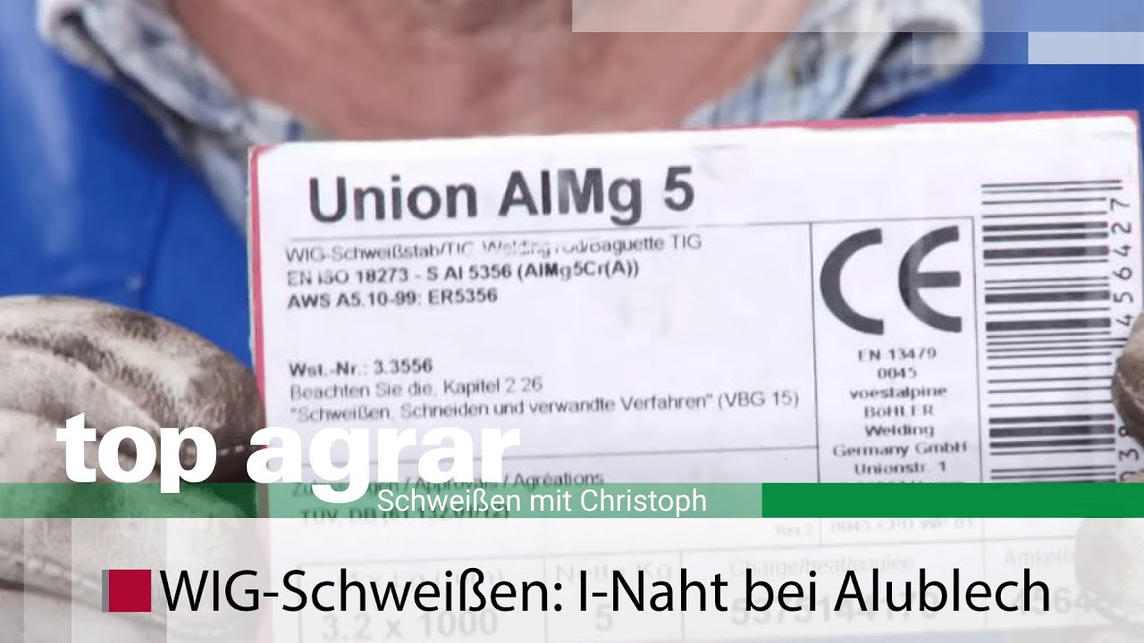 WIG-Schweißen Folge 14: I-Naht bei 3 mm Alublech