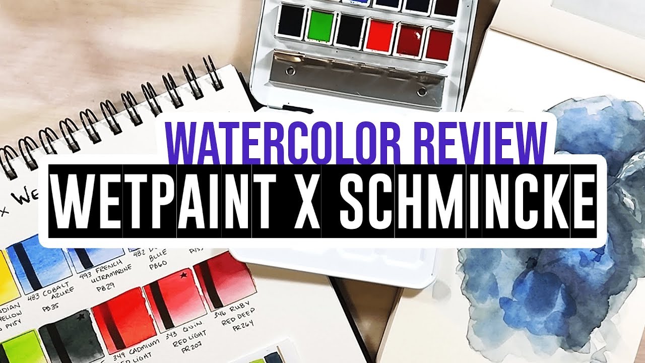 Review & demo - WetPaint x Schmincke Limited Edition Watercolor Set