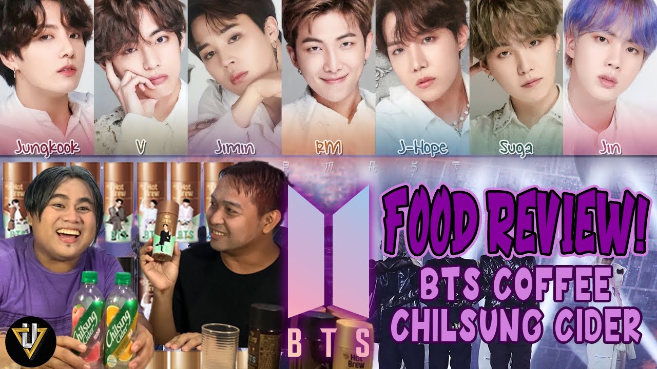 FOOD REVIEW: BTS COFFEE AND CHILSUNG CIDER!