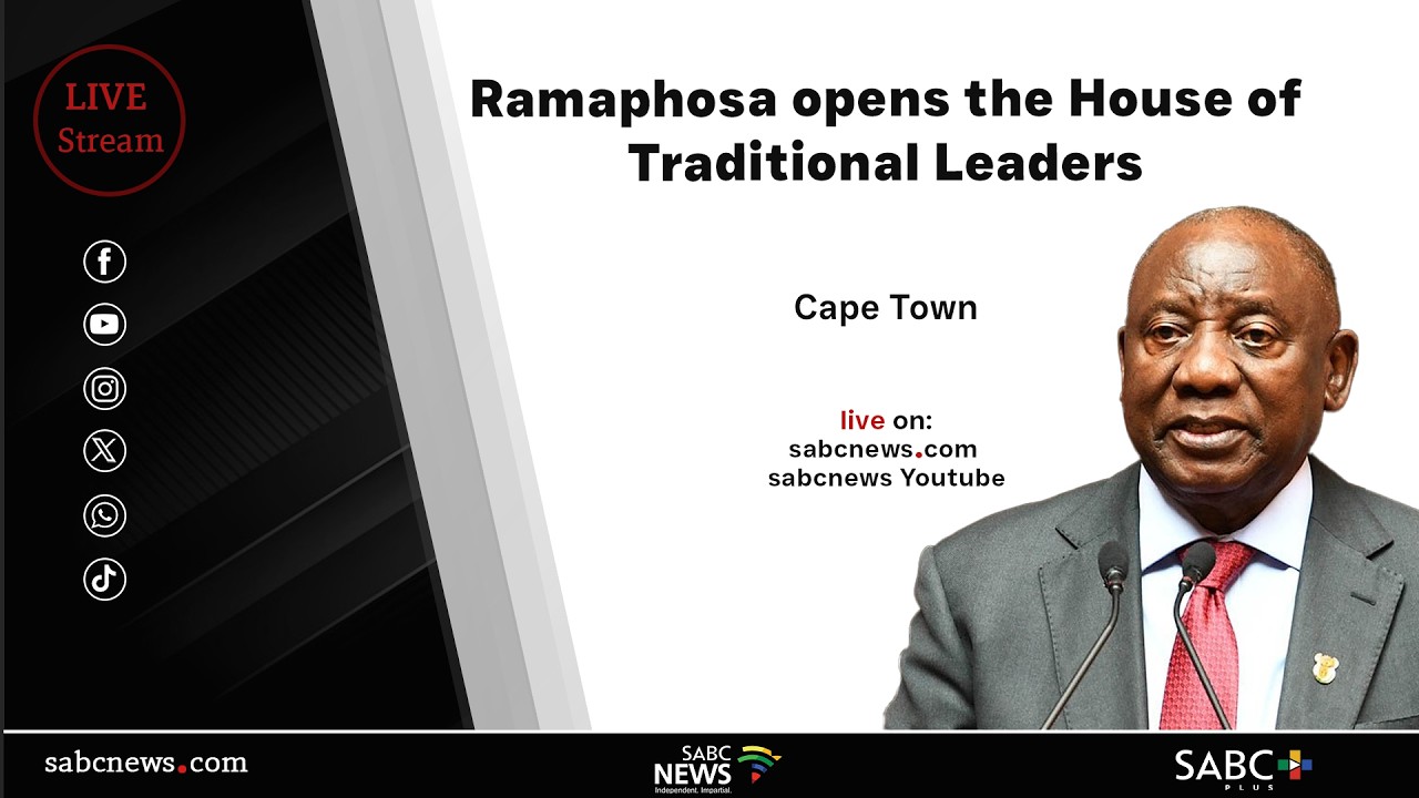 Ramaphosa opens the House of Traditional Leaders