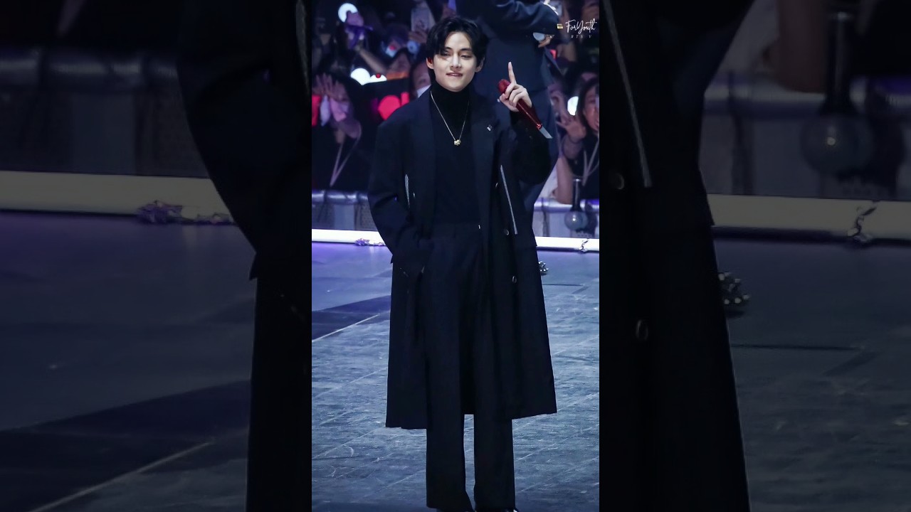 BTS Kim taehyung black outfit ,🖤🥵 