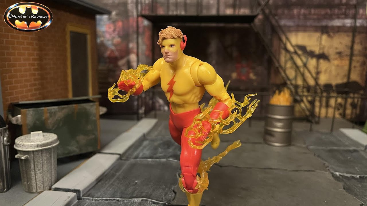 McFarlane DC Multiverse Kid Flash Wally West Crisis On Infinite Earths BAF Monitor Figure Review