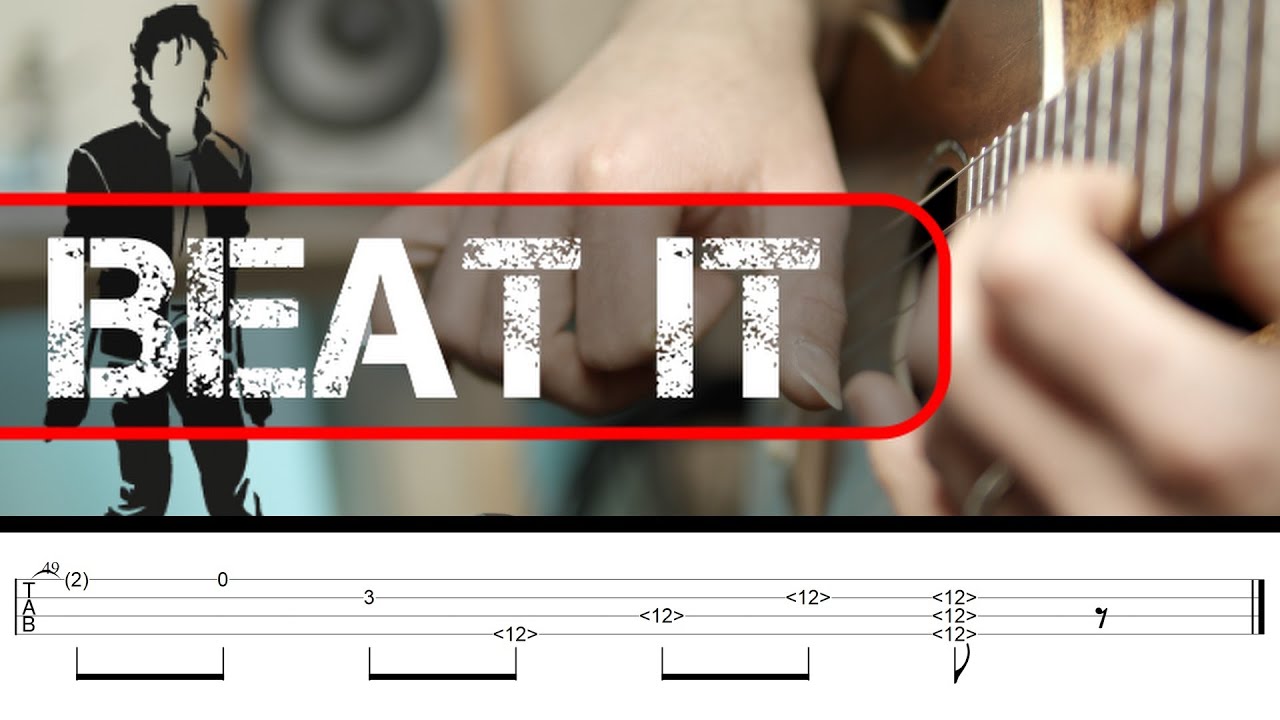 Beat It - Michael Jackson | Ukulele Fingerstyle TAB || Grade 8+