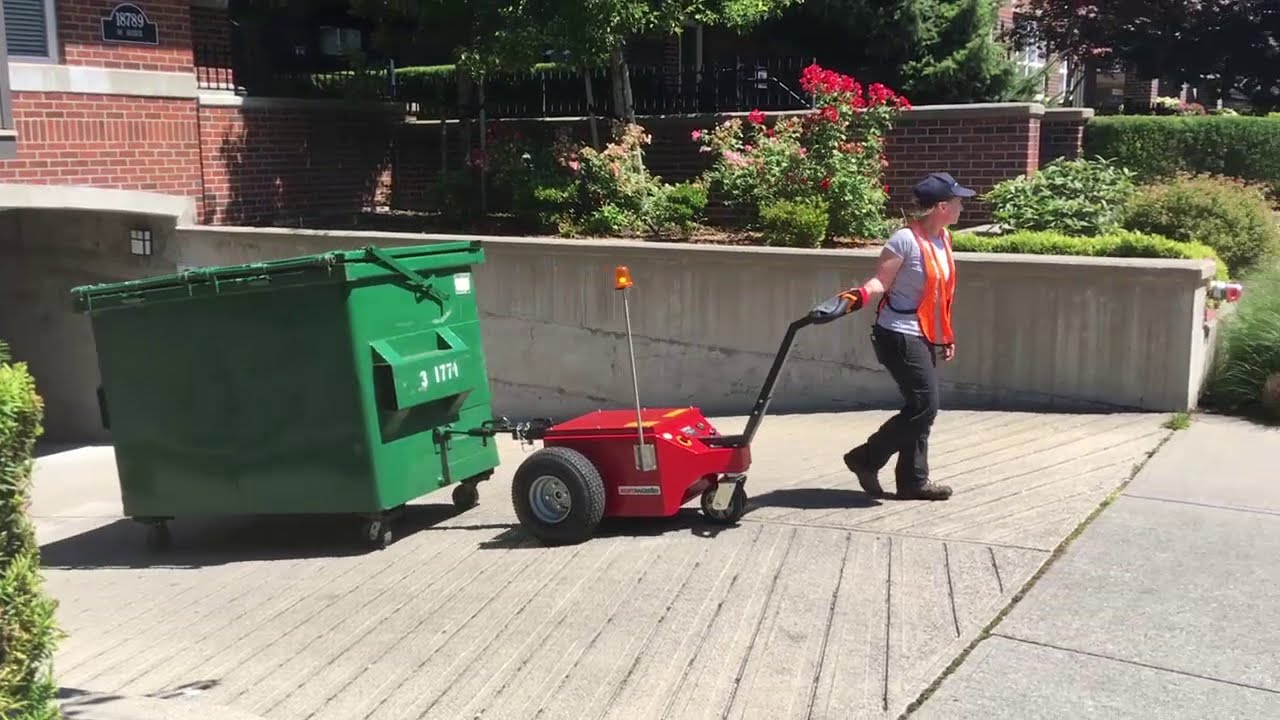 V-Move XL+ garbage bin tug or dumpster mover
