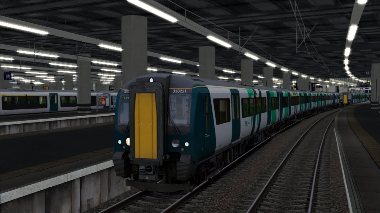 Train Simulator | AP Class 350 (EP) | 1U45 17:46 London Euston - Crewe
