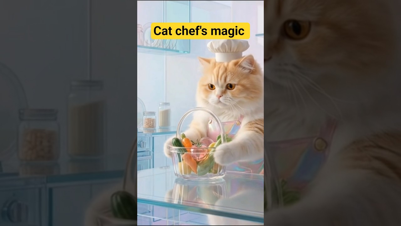 cat chef cook glass biryani| 