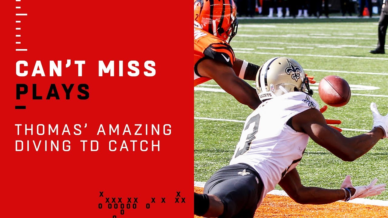 Michael Thomas Lays Out for Amazing TD Grab!