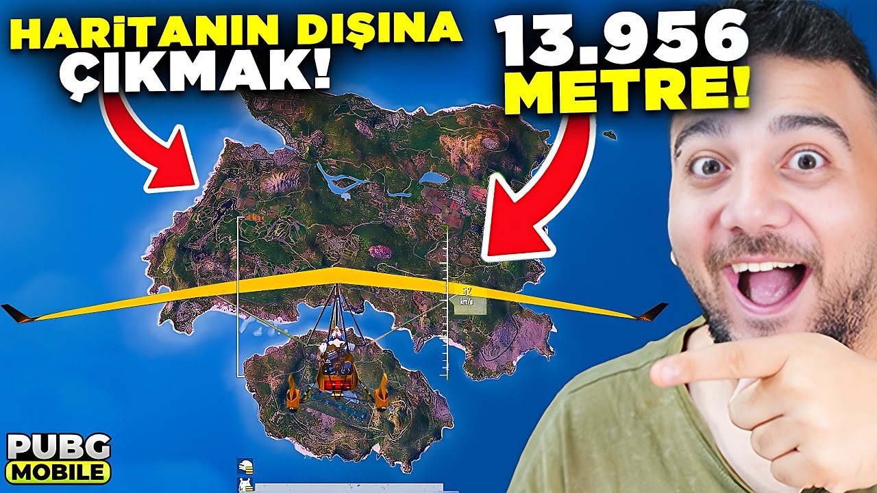 (Oyunu Bozduk!) PLANÖRLE HARİTANIN ÜZERİNE ÇIKMAK? PUBG Mobile PGPA