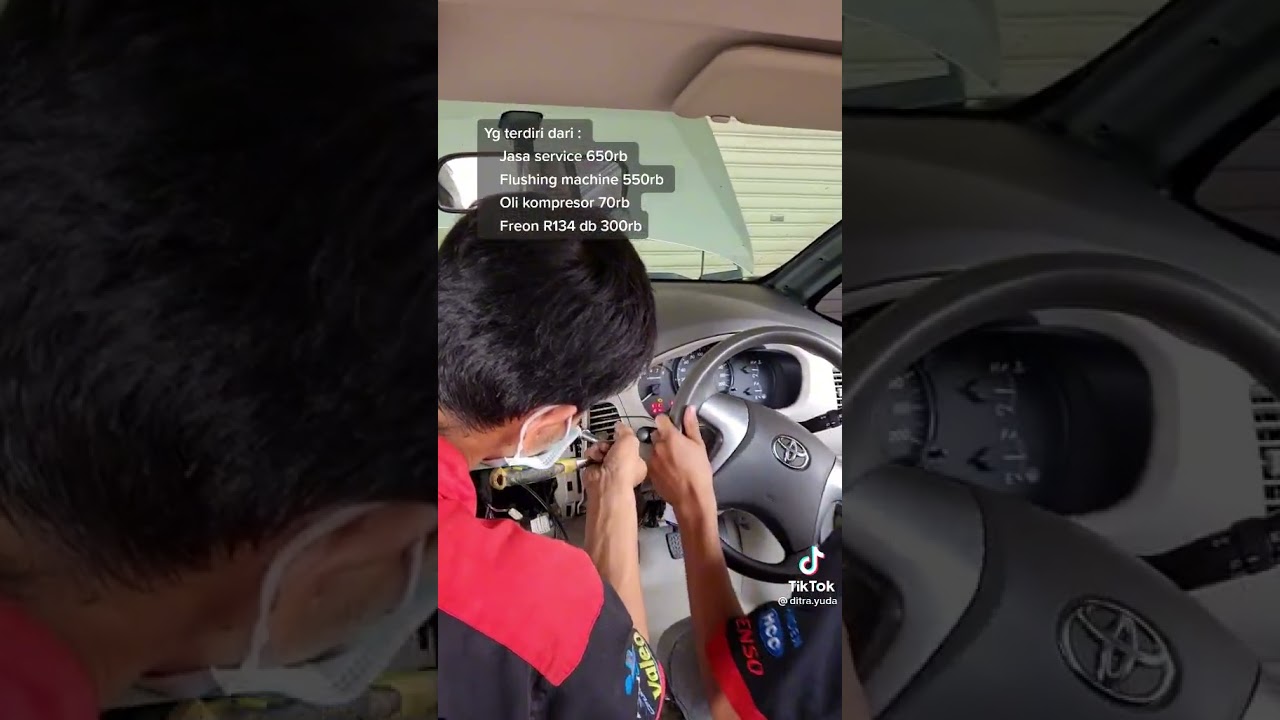 Berapa Harga Servis AC Full Toyota Innova? #shorts