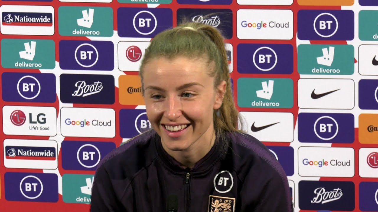 Leah Williamson - England v Canada - Pre-Match Press Conference