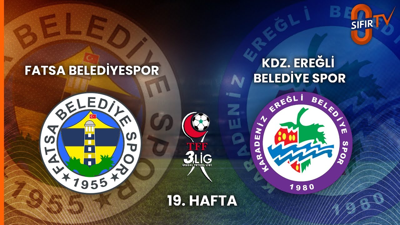 FATSA BELEDİYESPOR - KDZ.EREĞLİ BELEDİYE SPOR