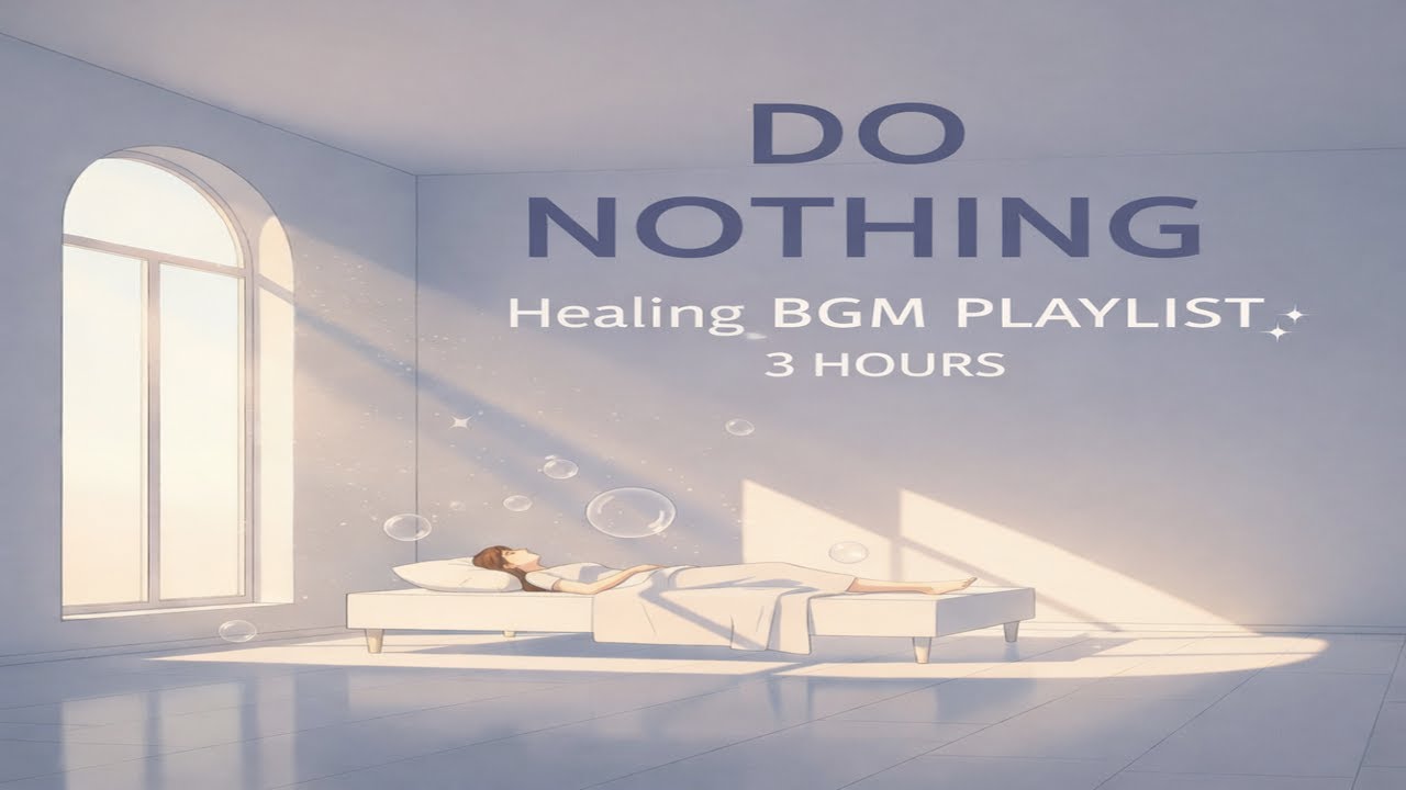 🎧 Playlist | 멍때리기 좋은 음악,힐링음악  Do Nothing Music – Empty Mind Healing BGM (3 Hours)