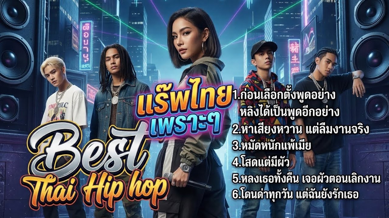 Best Thai Hip Hop Chill Vibe | เพลงฮิปฮอปไทยฟังเพลินๆ ชิลๆ (2026) 🍃🚘 | 🎧DJ-WALKWAY l🔥V.13