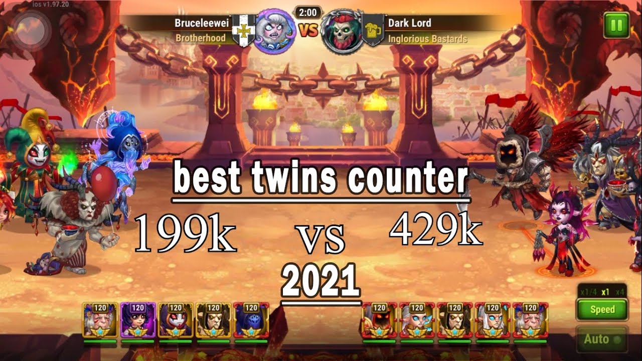 How to counter twins team in hero wars | Eagle Eye Gaming
