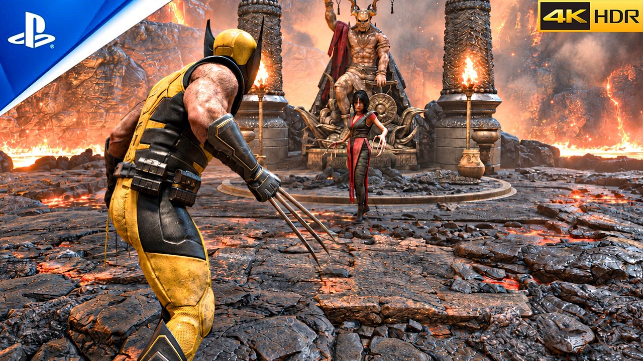 MARVEL'S WOLVERINE | Wolverine Vs Lady Deathstrike Full Boss Fight [4K 60FPS HDR]