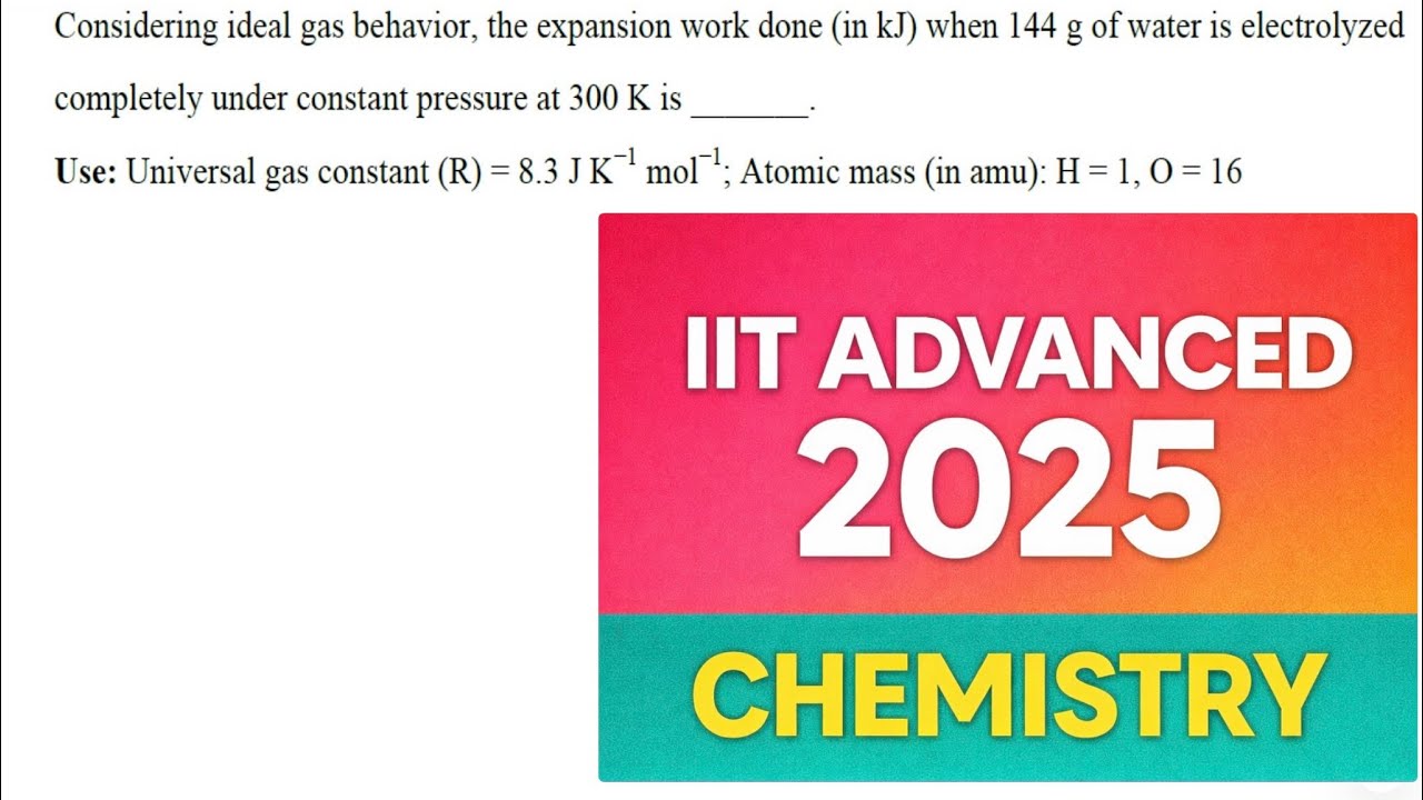 IIT ADVANCED 2025 CHEMISTRY PYQ | Shortcut That Actually Works