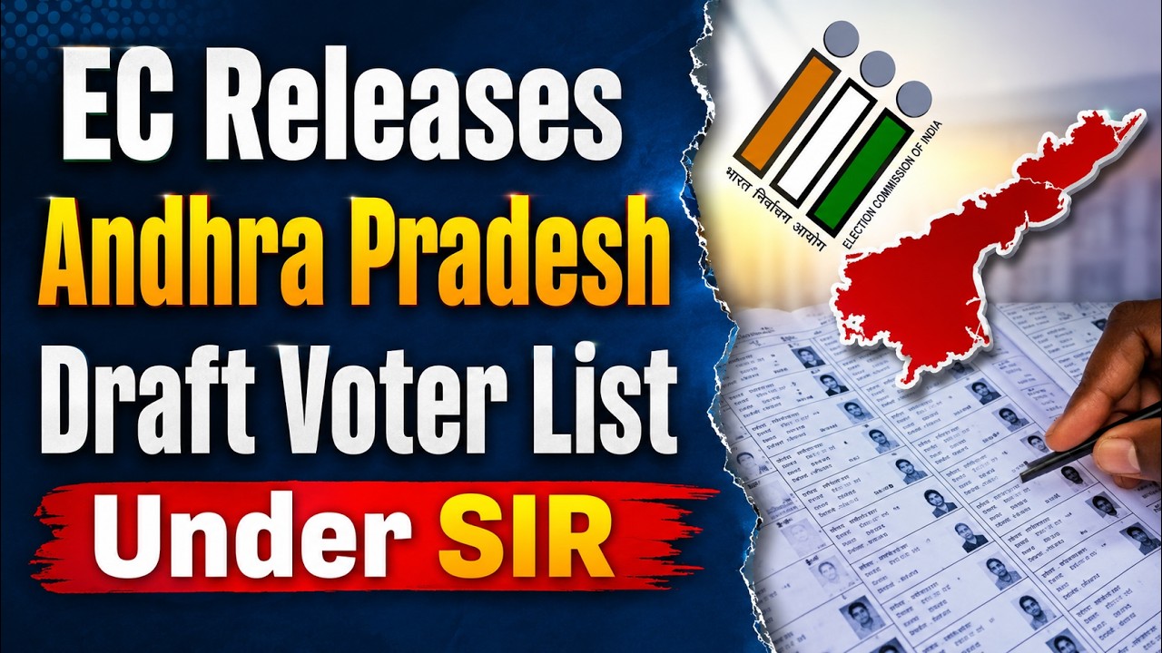 Election Commission Releases AP Draft Voter List, Claims & Objections Open