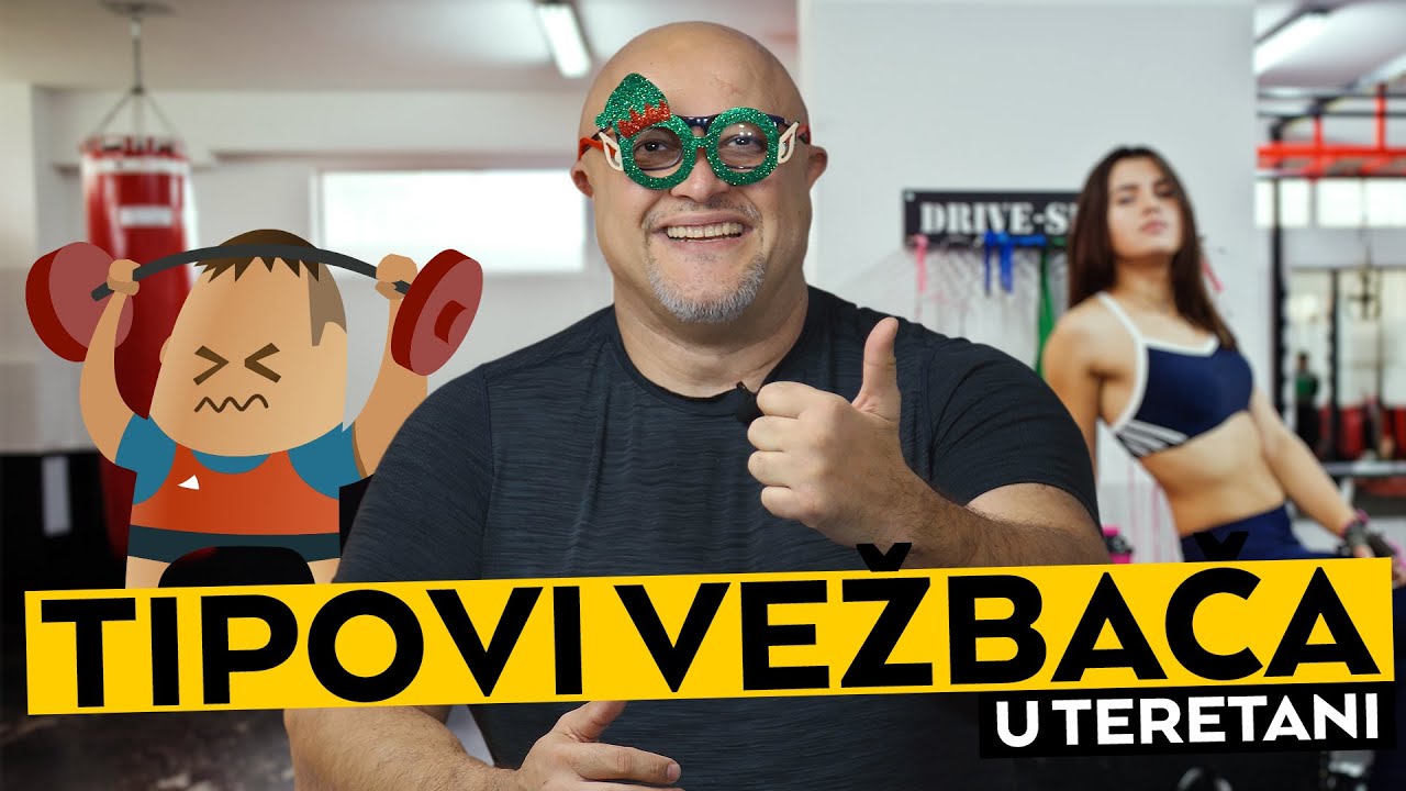 Tipovi vežbača u teretani - smešno