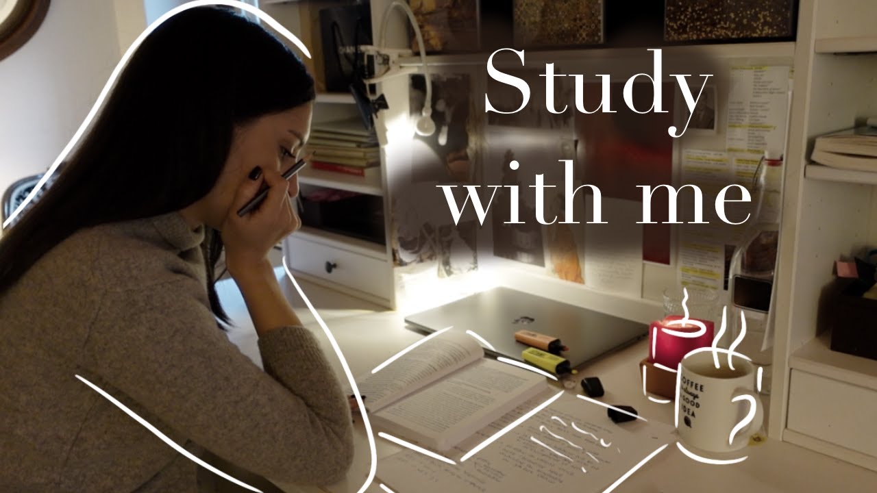 Studiamo insieme per un’ora | COZY STUDY WITH ME ☕️📔