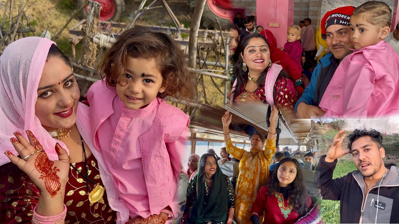 BABY FIRST Haircut 🥰 Mundan सब ने मिलकर खूब सारी मस्ती करी 