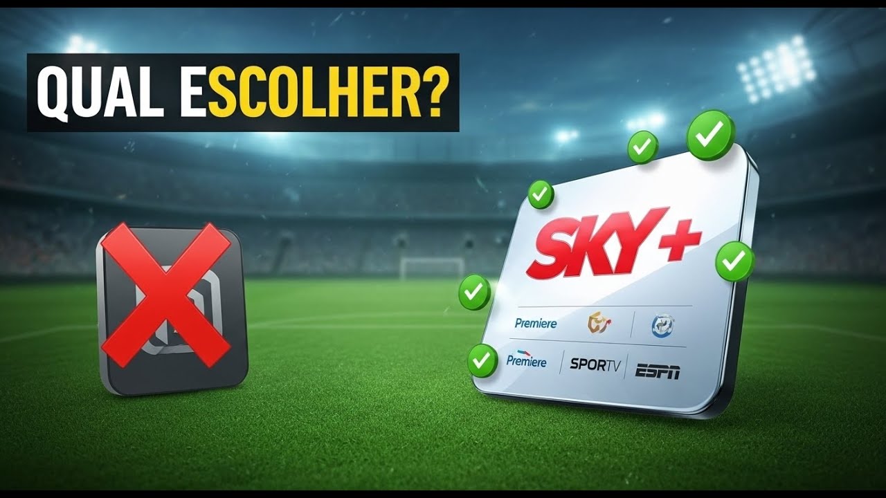 QUAL o MELHOR Plano SKY+ para Ver FUTEBOL? (E como NÃO Perder NENHUM Jogo!)