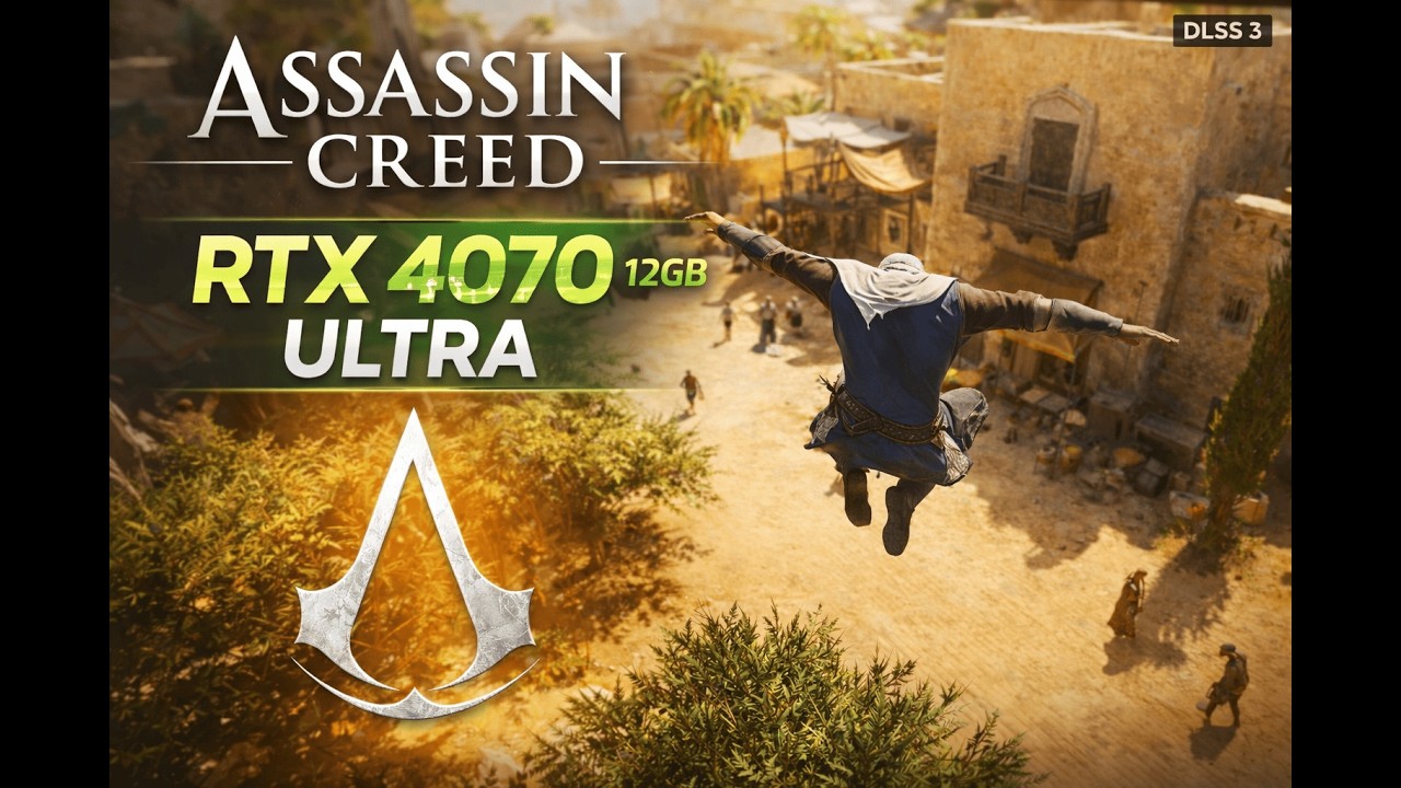 Assassin Creed RTX 4070 12GB Ultra Graphics | 4K Gameplay