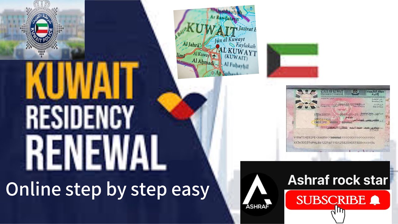Residency Renewal Online for dependents in Kuwait,step by step explained easy way.